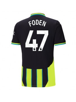 Manchester City Phil Foden #47 Replika Borta Kläder 2024-25 Kortärmad